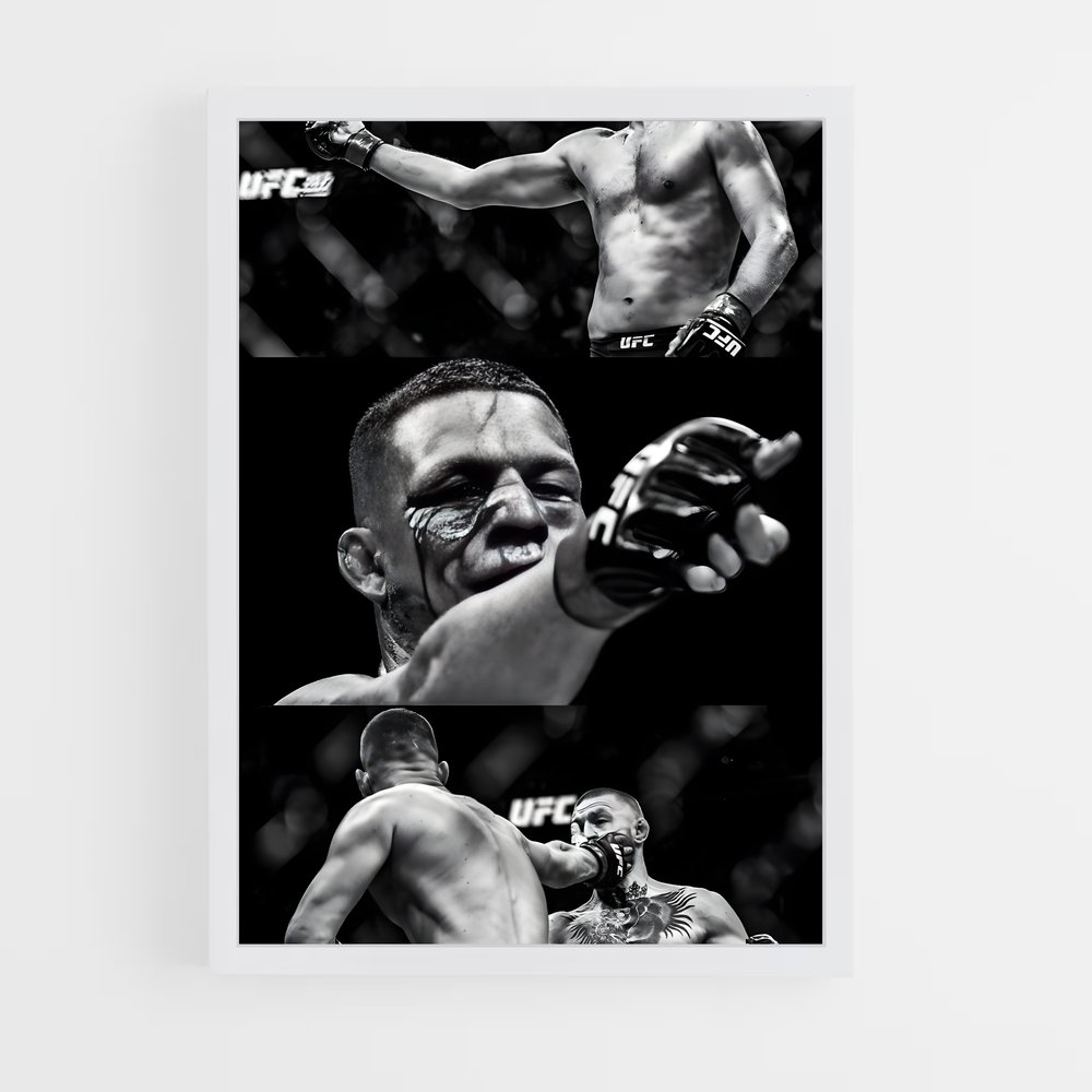 Poster Fight Night: Diaz vs. The World – affiche MMA (vue 3)